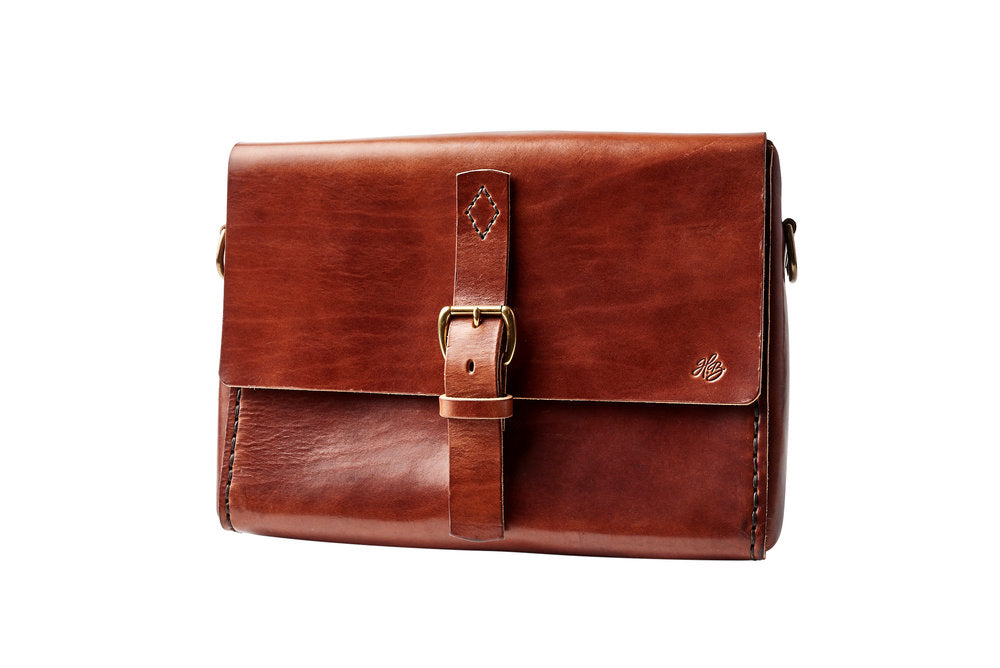 H+B MESSENGER | ESPRESSO LEATHER