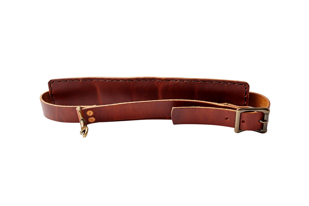 H+B LEATHER BAG | CLASSIC BURNT UMBER LEATHER BAG
