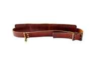 H+B LEATHER BAG | CLASSIC BURNT UMBER LEATHER BAG