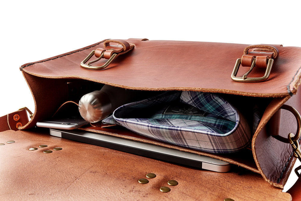 H+B SADDLE | BURNT UMBER LEATHER
