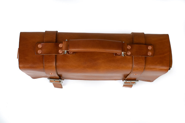 H+B LEATHER BAG | CLASSIC BUCK BROWN LEATHER BAG