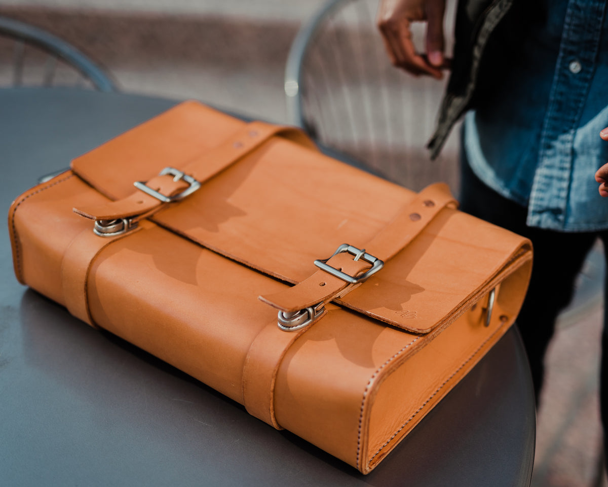 H+B WATSON BAG | RUSSET LEATHER