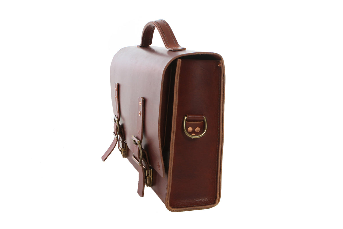 H+B TRAVELER | BURNT UMBER LEATHER