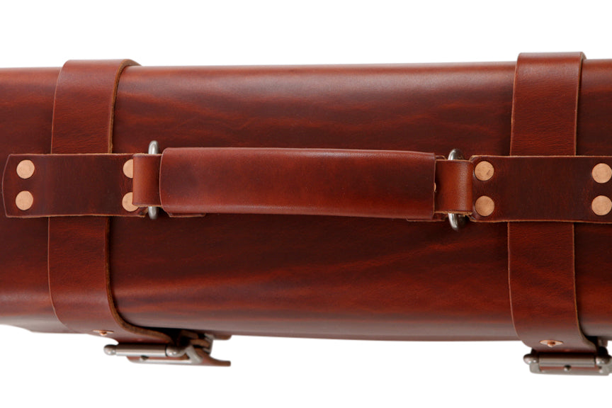 H+B LEATHER BAG | CLASSIC BURNT UMBER LEATHER BAG