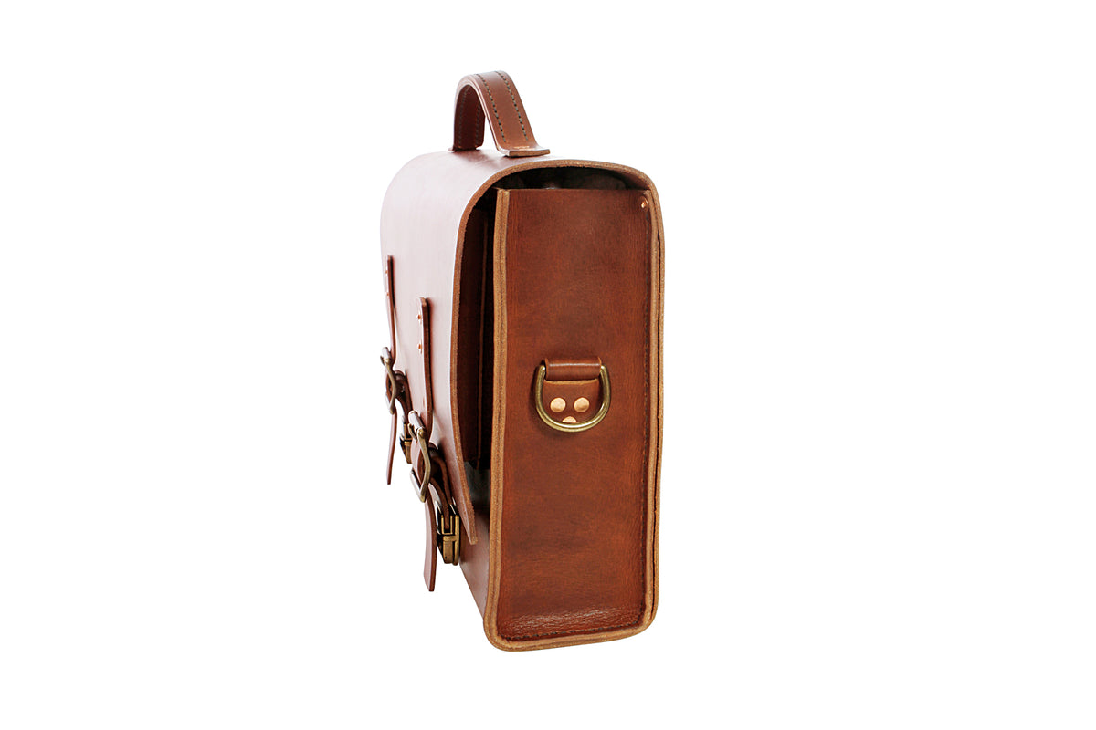 H+B TRAVELER | BUCK BROWN LEATHER