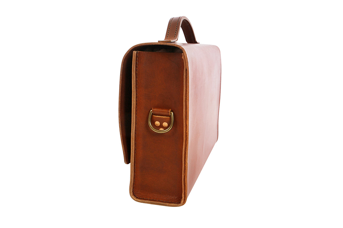 H+B TRAVELER | BUCK BROWN LEATHER