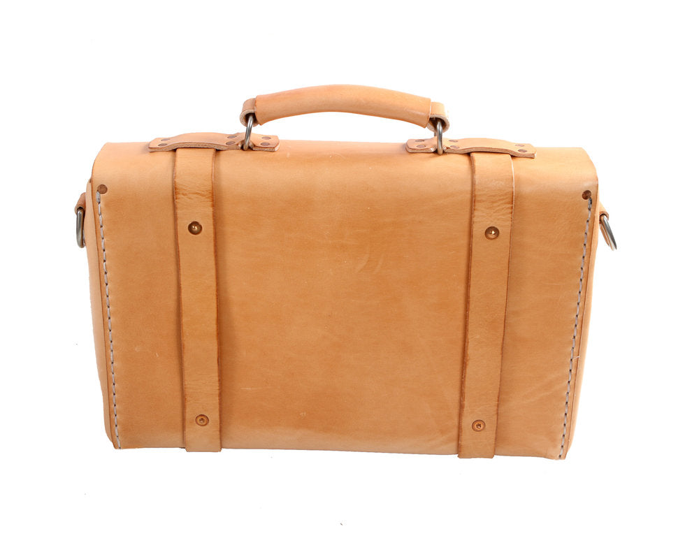 H+B LEATHER BAG | CLASSIC RUSSET LEATHER BAG