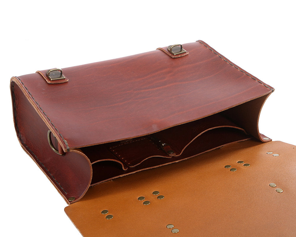 H+B SADDLE | BURNT UMBER LEATHER