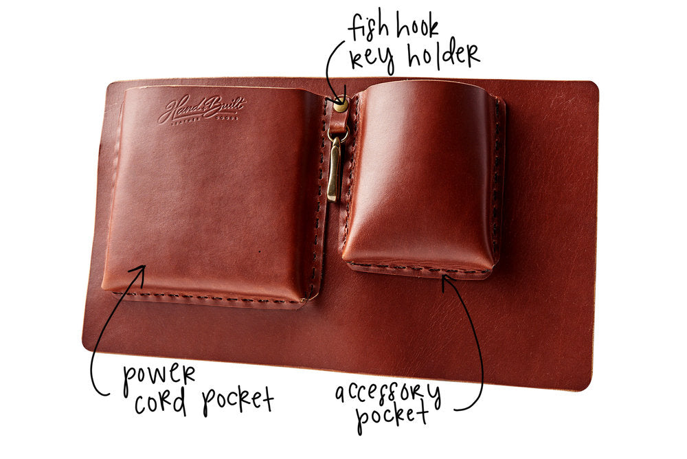 H+B MESSENGER | BURNT UMBER LEATHER