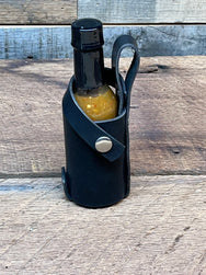 H+B HOT SAUCE HOLSTER BLACK LEATHER