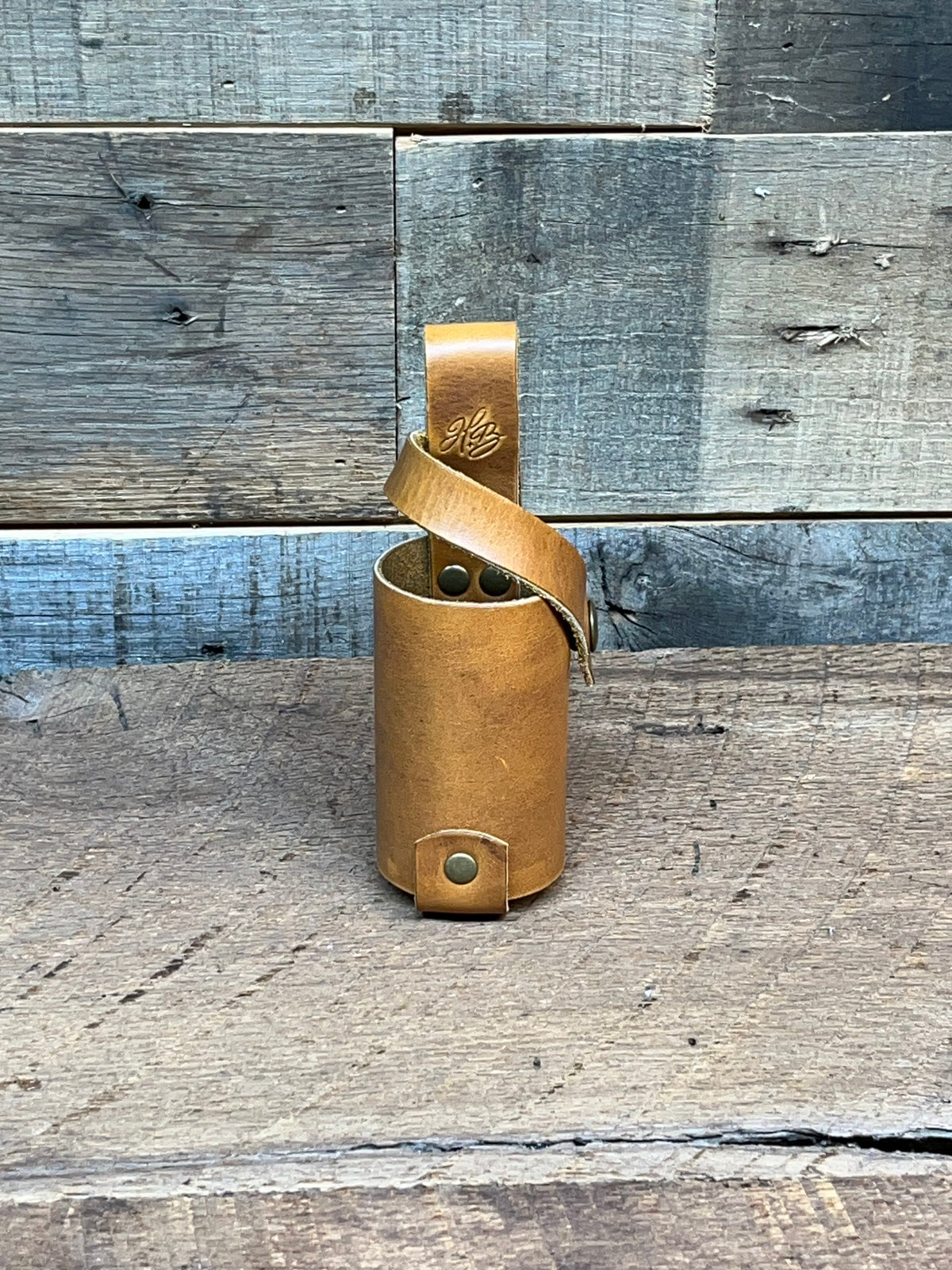 H+B HOT SAUCE HOLSTER GOLD LEATHER