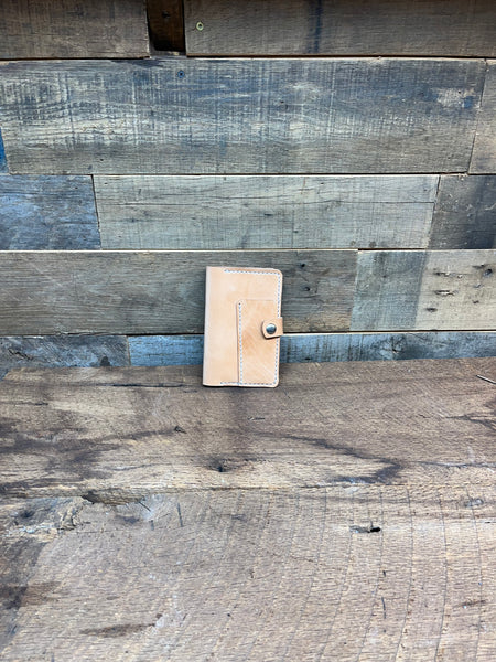 H+B NOTEBOOK/PASSPORT HOLDER WITH PEN SLEEVE | RUSSSET LEATHER