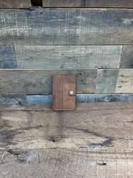 H+B NOTEBOOK/PASSPORT HOLDER WITH PEN SLEEVE | Light Tan LEATHER