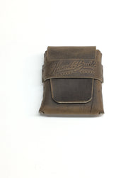 H+B FRONT POCKET MICRO LEATHER WALLET - CRAZY HORSE LEATHER
