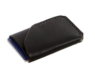 H+B CARD LEATHER WALLET | BLACK LEATHER WALLET