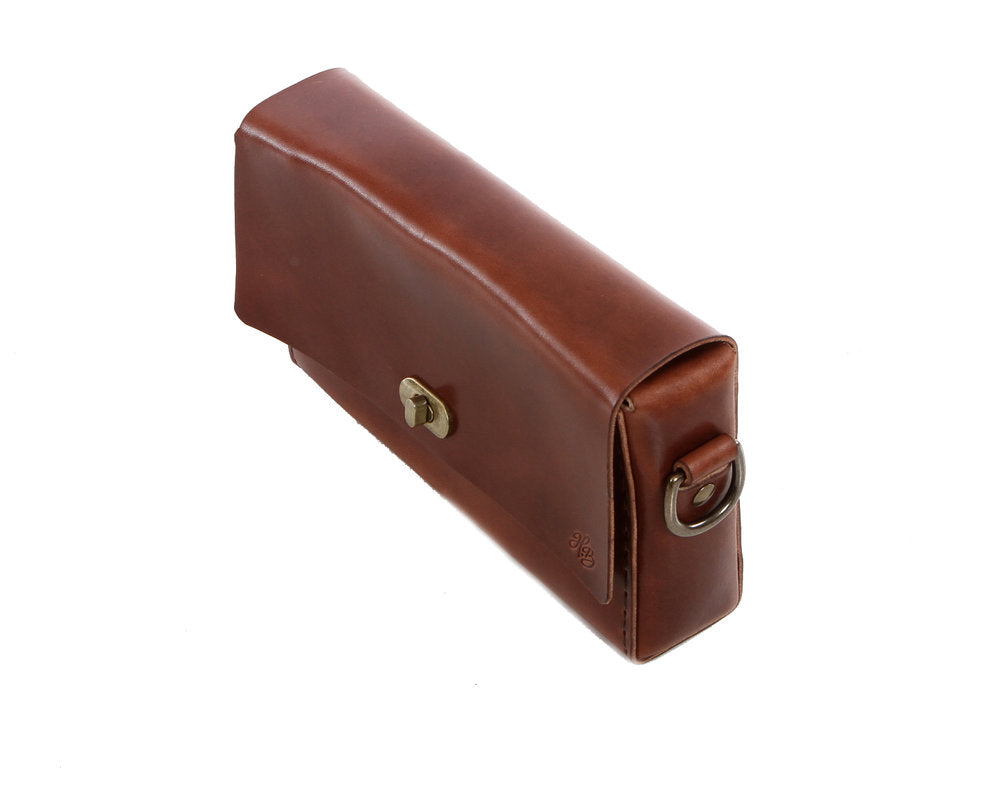 Hb Collection Purses H+B CROSSBODY | ESPRESSO LEATHER CROSSBODY PURSE | Hand+Built Leather Goods
