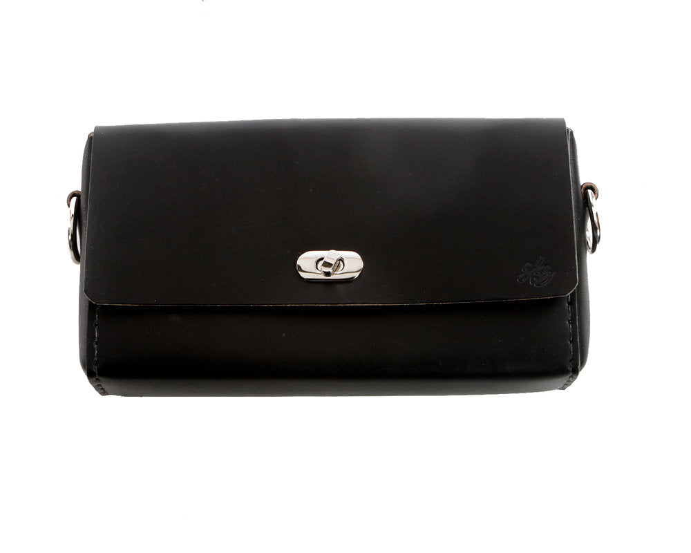 Hb Collection Purses H+B CROSSBODY | BLACK LEATHER CROSSBODY PURSE | Hand+Built Leather Goods