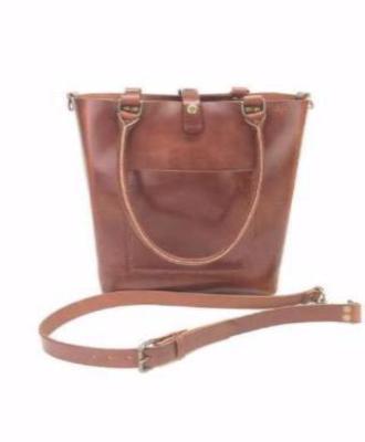 Leather Tote Bag | H+B Everyday Espresso Leather Tote Bag | Premium Edition