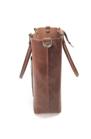 Leather Tote Bag | H+B Everyday Espresso Leather Tote Bag | Premium Edition