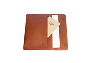 H+B LAPTOP CASE & FIELD NOTES POCKET | SEDONA BROWN LEATHER