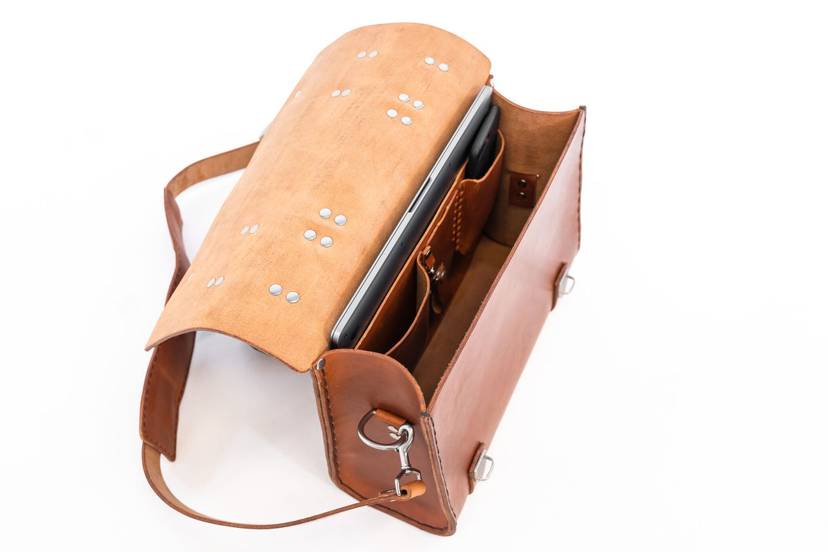 H+B SADDLE | TAN LEATHER